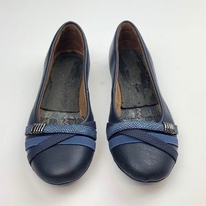 Eurosoft SHAINA Blue Size Six Women's Flats